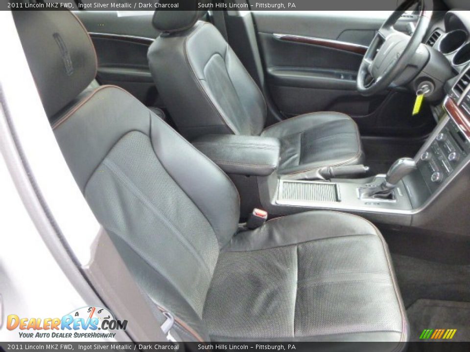 2011 Lincoln MKZ FWD Ingot Silver Metallic / Dark Charcoal Photo #10