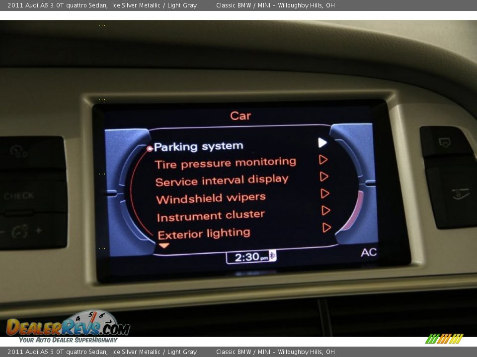 2011 Audi A6 3.0T quattro Sedan Ice Silver Metallic / Light Gray Photo #15