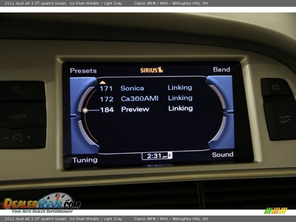 2011 Audi A6 3.0T quattro Sedan Ice Silver Metallic / Light Gray Photo #19