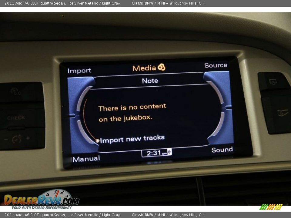 2011 Audi A6 3.0T quattro Sedan Ice Silver Metallic / Light Gray Photo #20