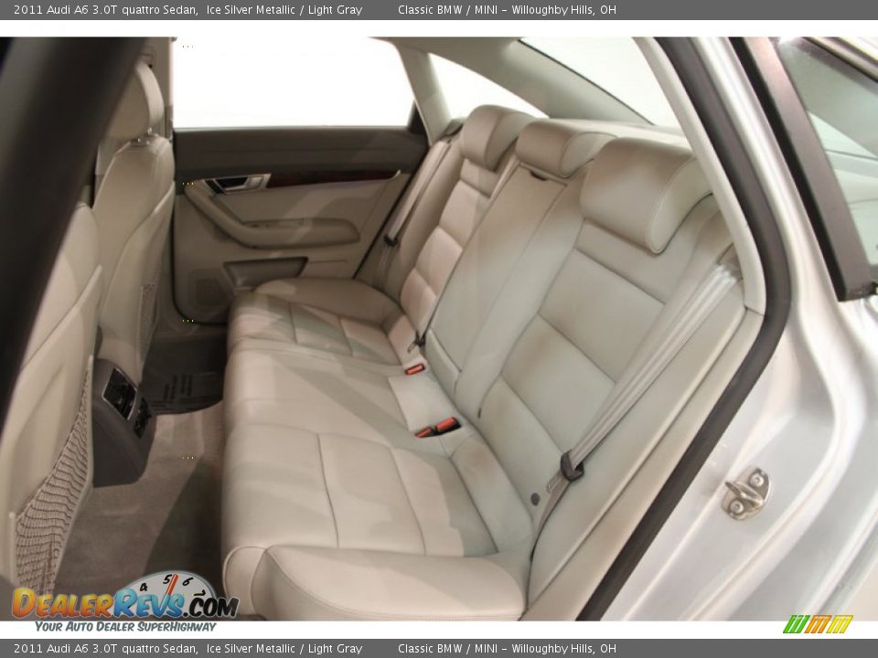 Rear Seat of 2011 Audi A6 3.0T quattro Sedan Photo #29