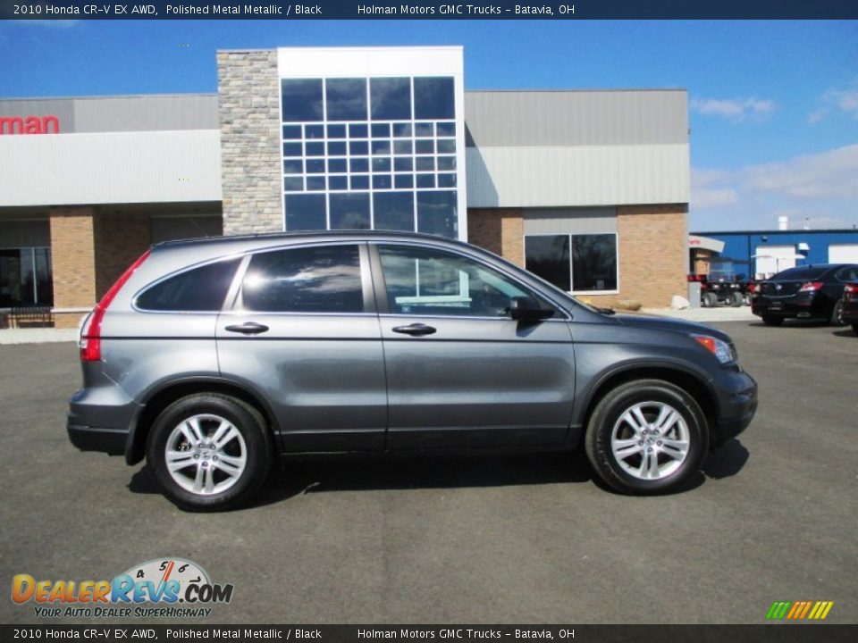 2010 Honda CR-V EX AWD Polished Metal Metallic / Black Photo #1