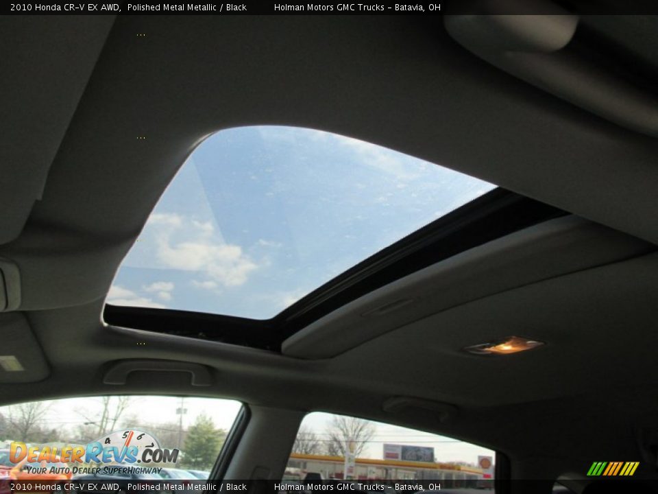 2010 Honda CR-V EX AWD Polished Metal Metallic / Black Photo #18