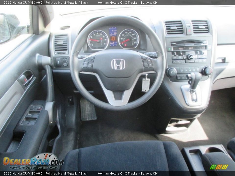 2010 Honda CR-V EX AWD Polished Metal Metallic / Black Photo #19