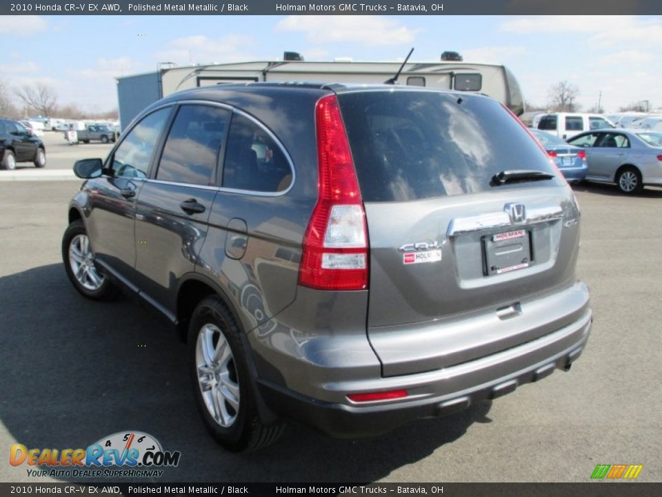 2010 Honda CR-V EX AWD Polished Metal Metallic / Black Photo #22