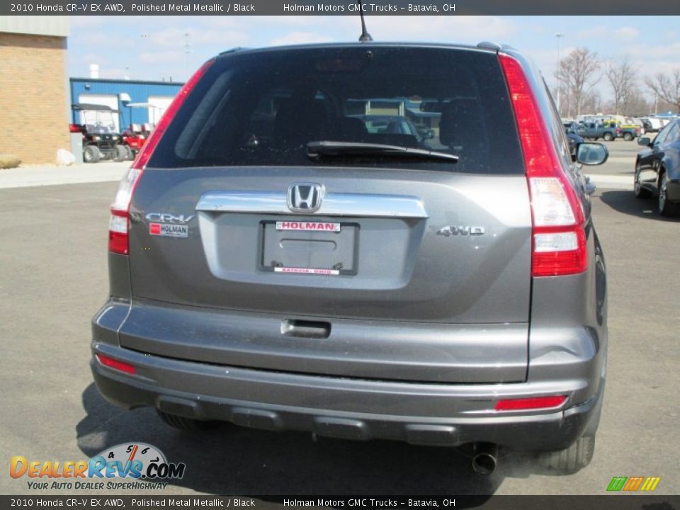 2010 Honda CR-V EX AWD Polished Metal Metallic / Black Photo #26