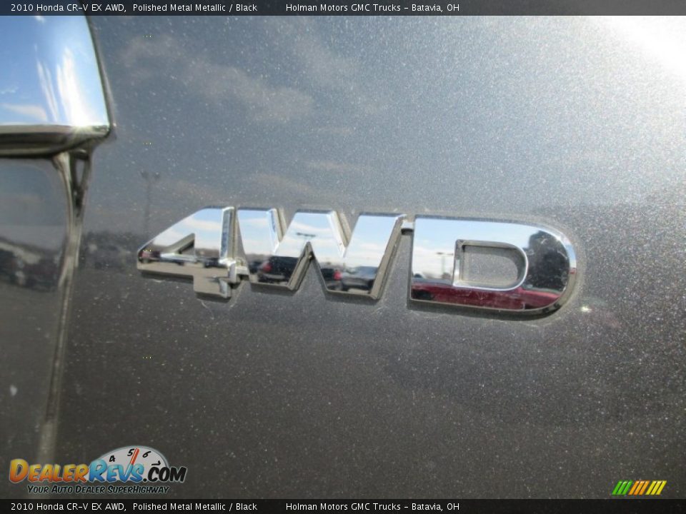2010 Honda CR-V EX AWD Polished Metal Metallic / Black Photo #27