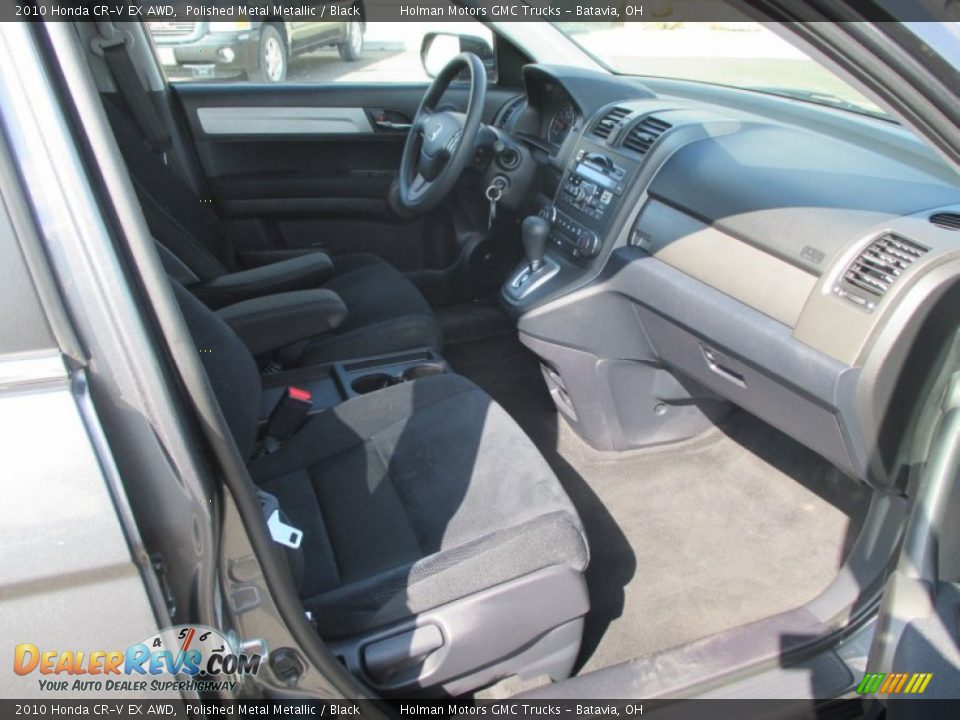 2010 Honda CR-V EX AWD Polished Metal Metallic / Black Photo #29