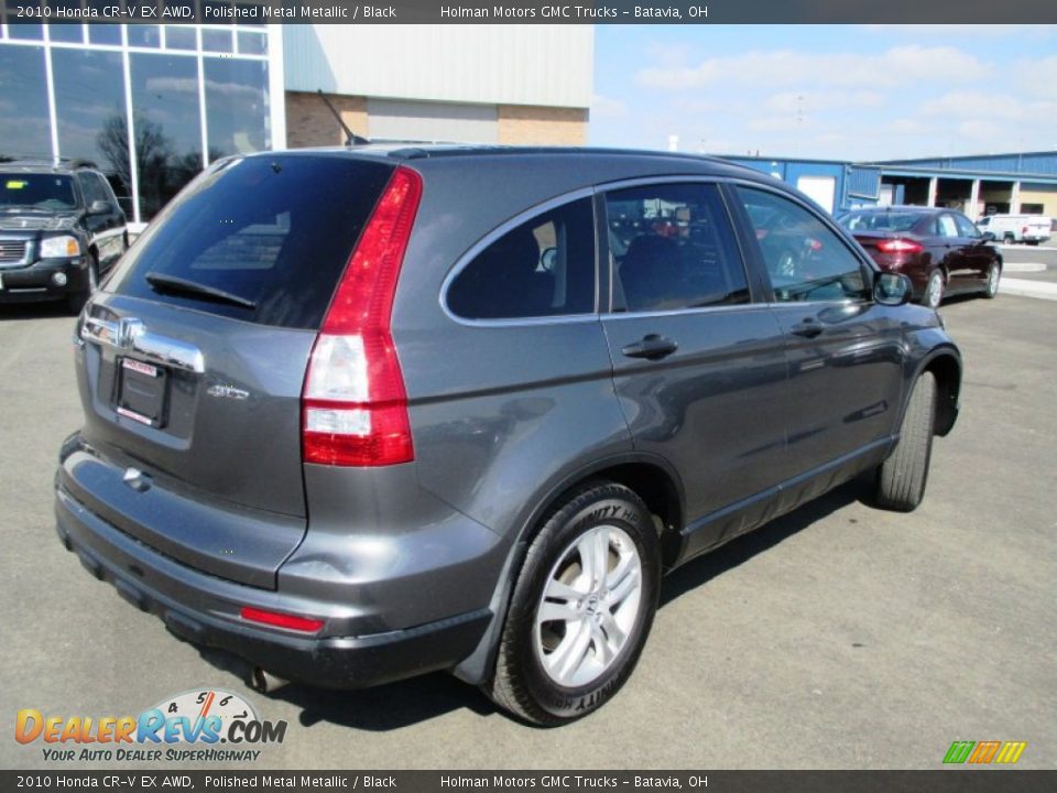 2010 Honda CR-V EX AWD Polished Metal Metallic / Black Photo #31
