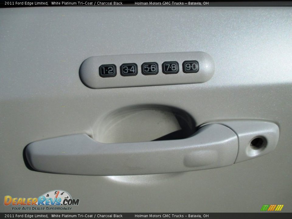 2011 Ford Edge Limited White Platinum Tri-Coat / Charcoal Black Photo #5