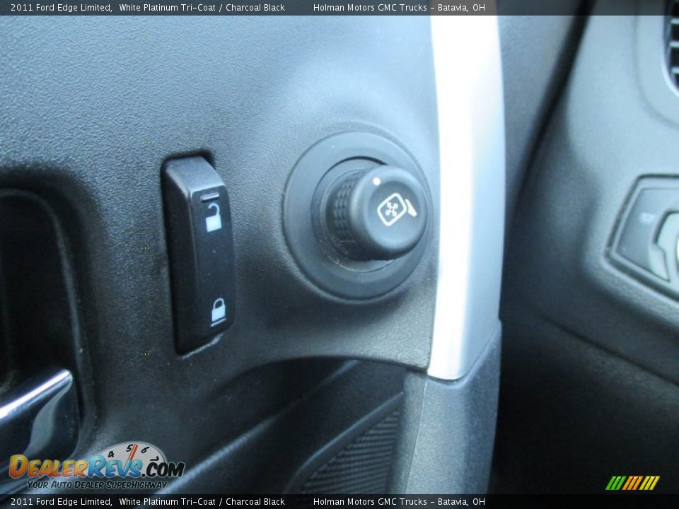 2011 Ford Edge Limited White Platinum Tri-Coat / Charcoal Black Photo #21