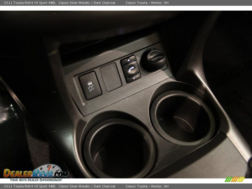 2011 Toyota RAV4 V6 Sport 4WD Classic Silver Metallic / Dark Charcoal Photo #11