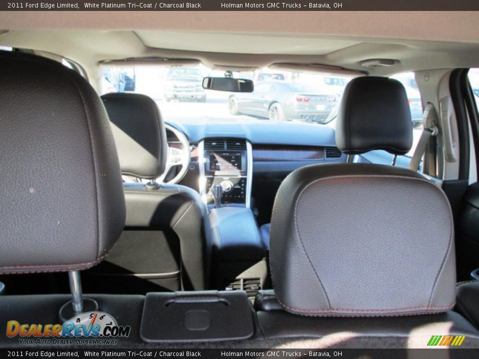 2011 Ford Edge Limited White Platinum Tri-Coat / Charcoal Black Photo #30