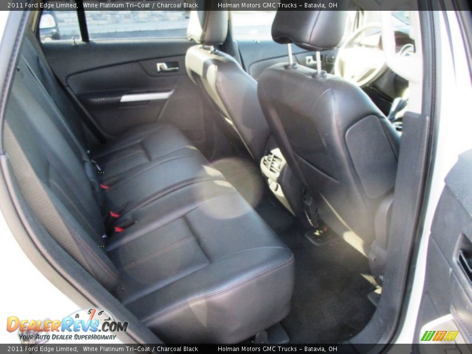 2011 Ford Edge Limited White Platinum Tri-Coat / Charcoal Black Photo #34