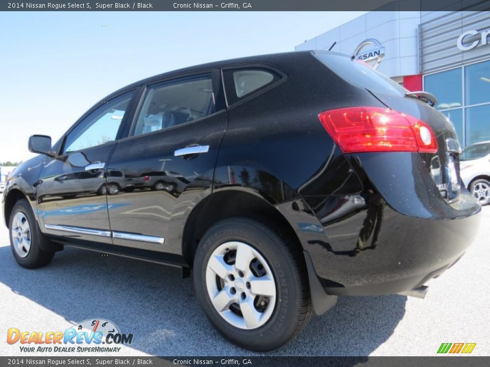 2014 Nissan Rogue Select S Super Black / Black Photo #3