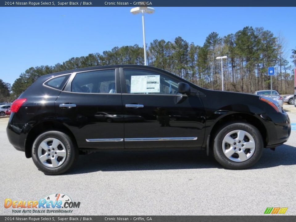 Super Black 2014 Nissan Rogue Select S Photo #6