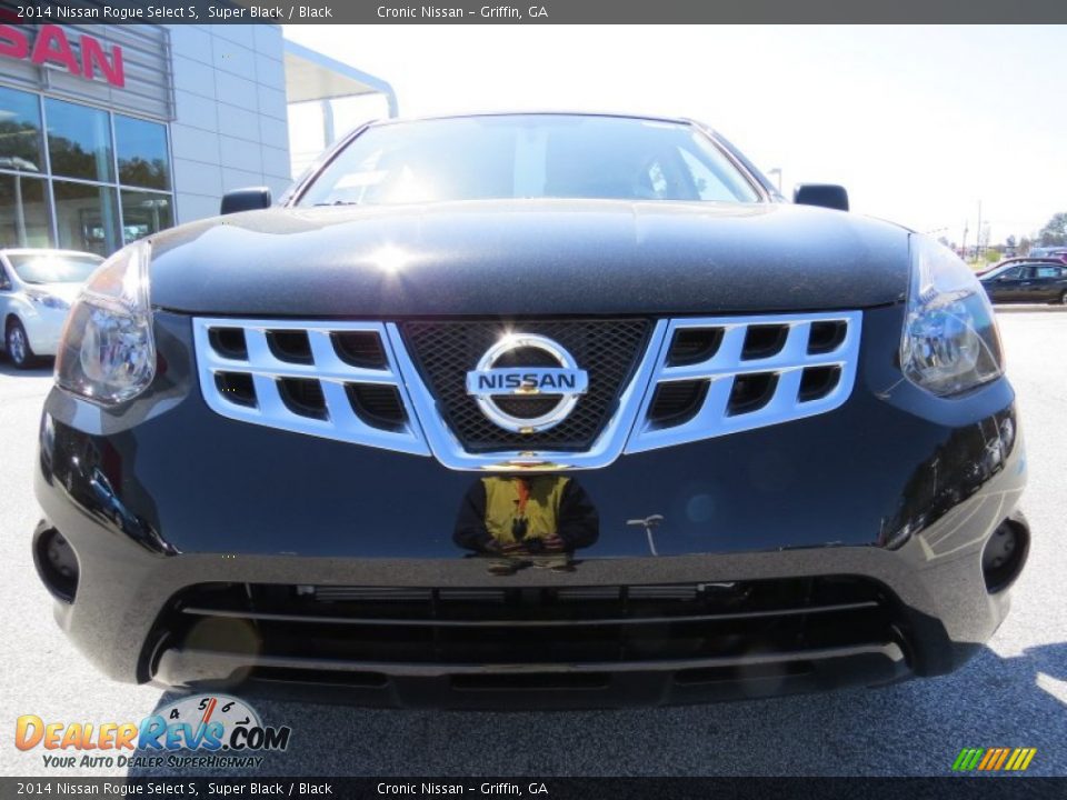 2014 Nissan Rogue Select S Super Black / Black Photo #8