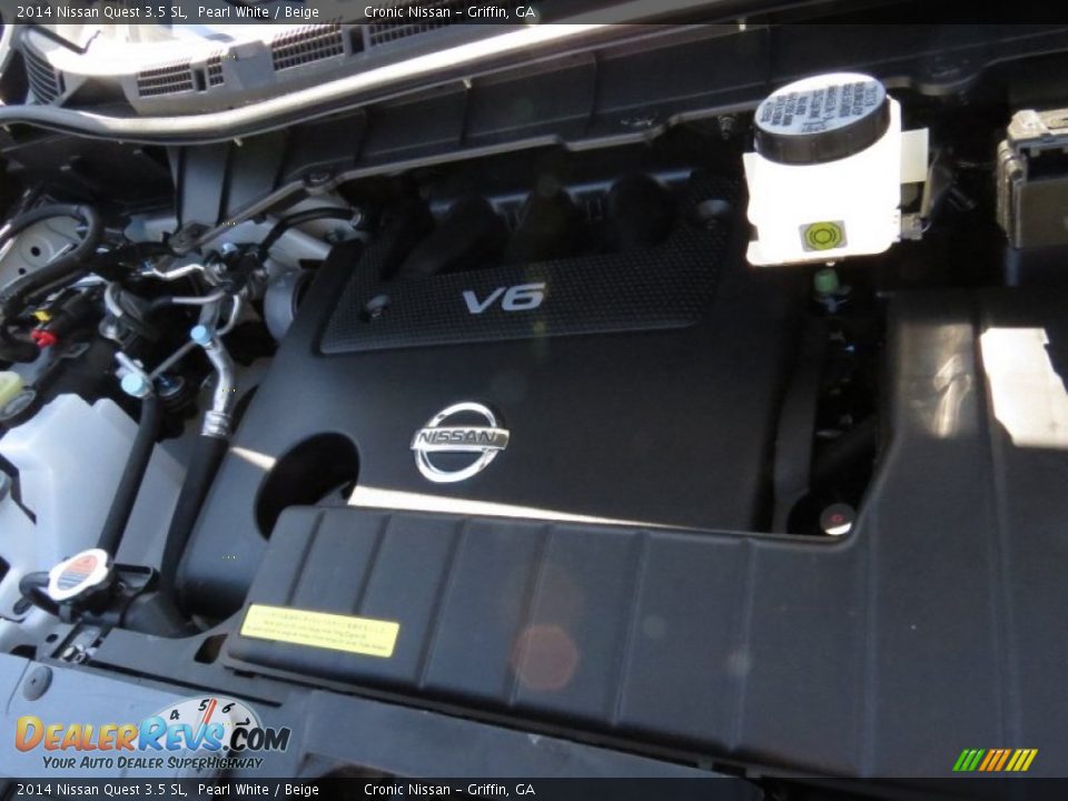 2014 Nissan Quest 3.5 SL 3.5 Liter DOHC 24-Vlave CVTCS V6 Engine Photo #12