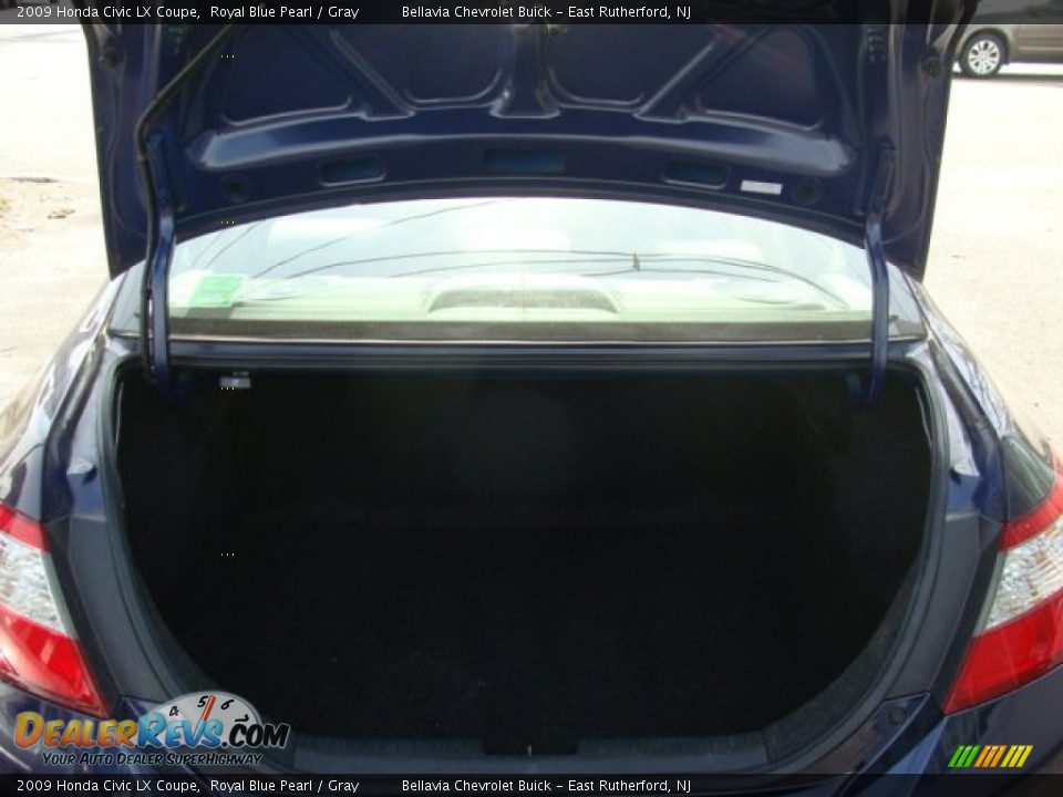 2009 Honda Civic LX Coupe Royal Blue Pearl / Gray Photo #13