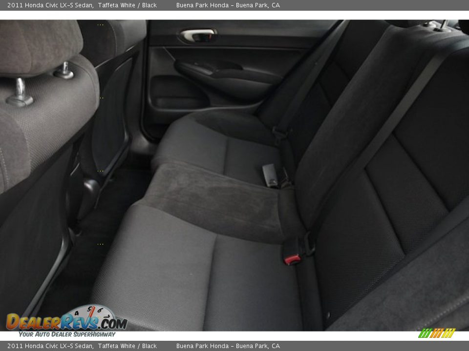 2011 Honda Civic LX-S Sedan Taffeta White / Black Photo #4