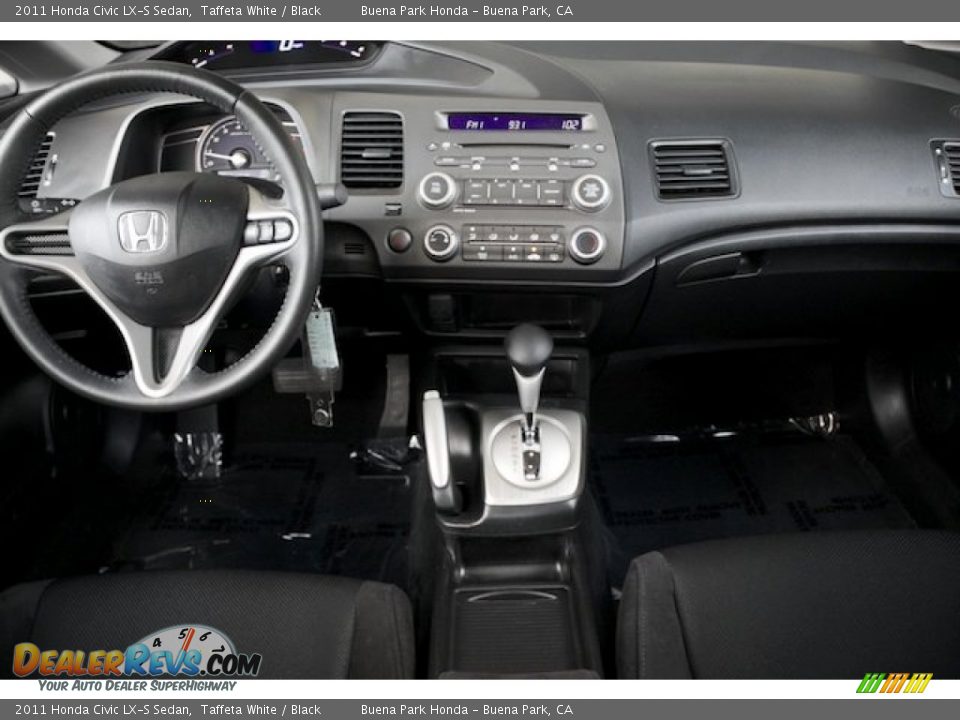 2011 Honda Civic LX-S Sedan Taffeta White / Black Photo #5