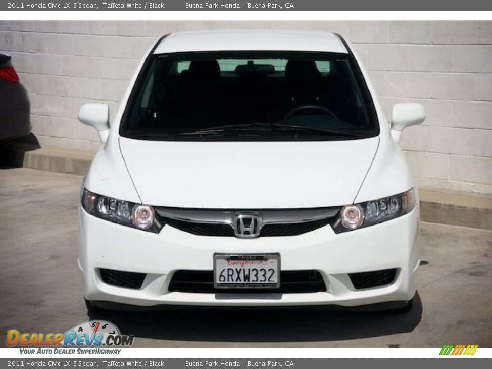 2011 Honda Civic LX-S Sedan Taffeta White / Black Photo #8