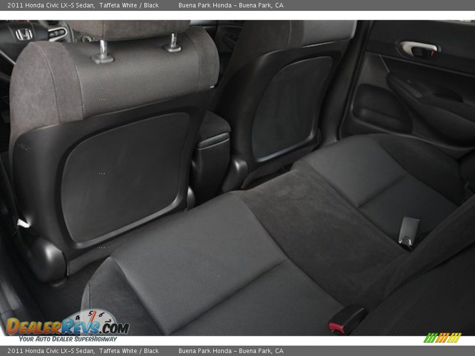 2011 Honda Civic LX-S Sedan Taffeta White / Black Photo #14