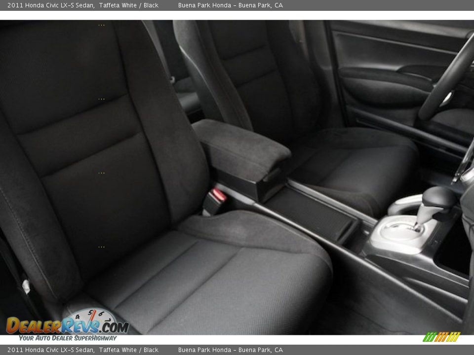 2011 Honda Civic LX-S Sedan Taffeta White / Black Photo #21