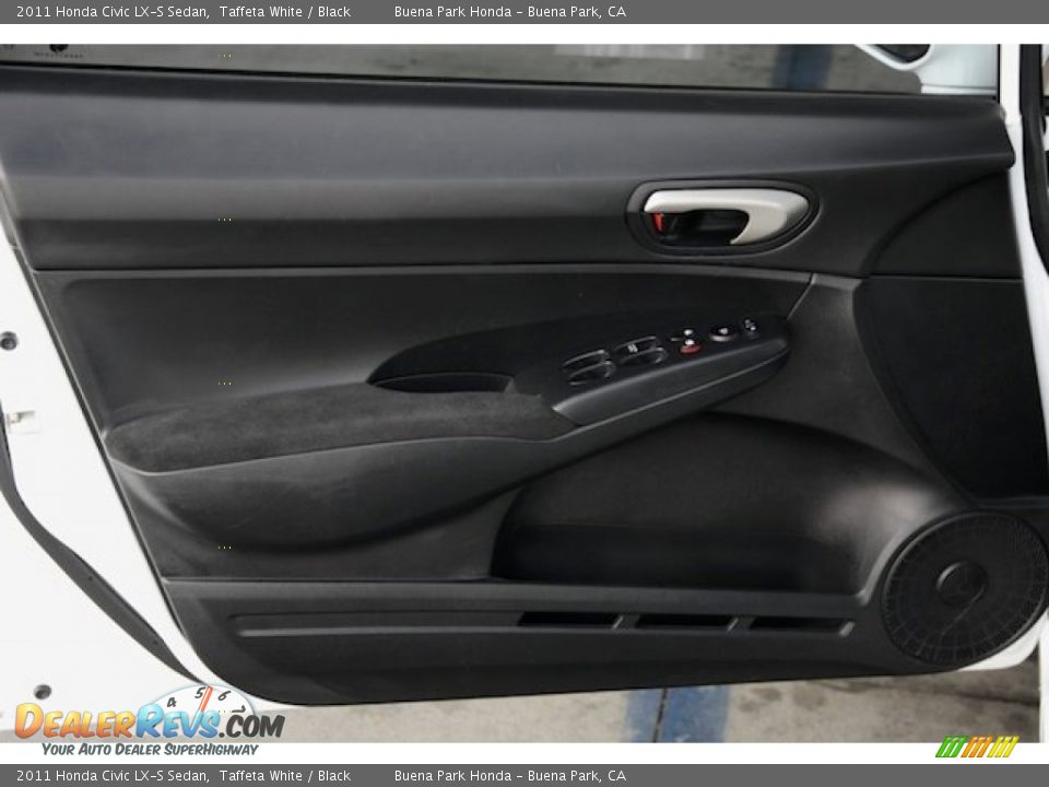 2011 Honda Civic LX-S Sedan Taffeta White / Black Photo #23