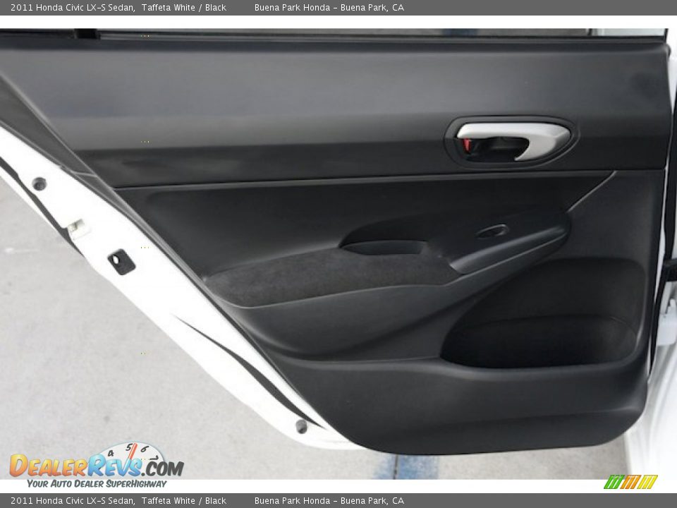 2011 Honda Civic LX-S Sedan Taffeta White / Black Photo #24