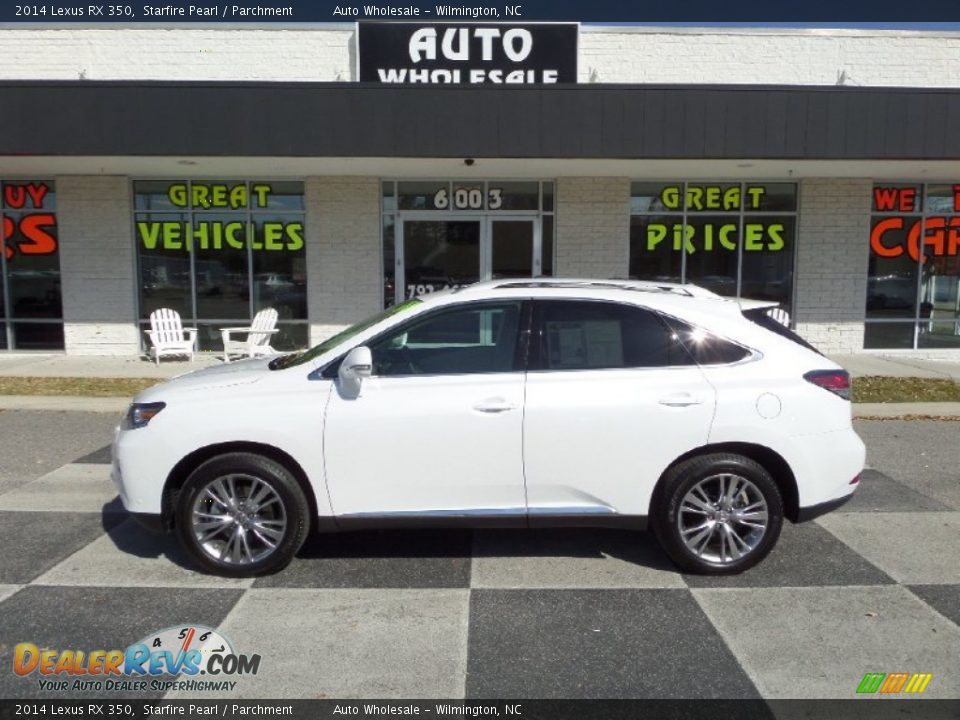 2014 Lexus RX 350 Starfire Pearl / Parchment Photo #1