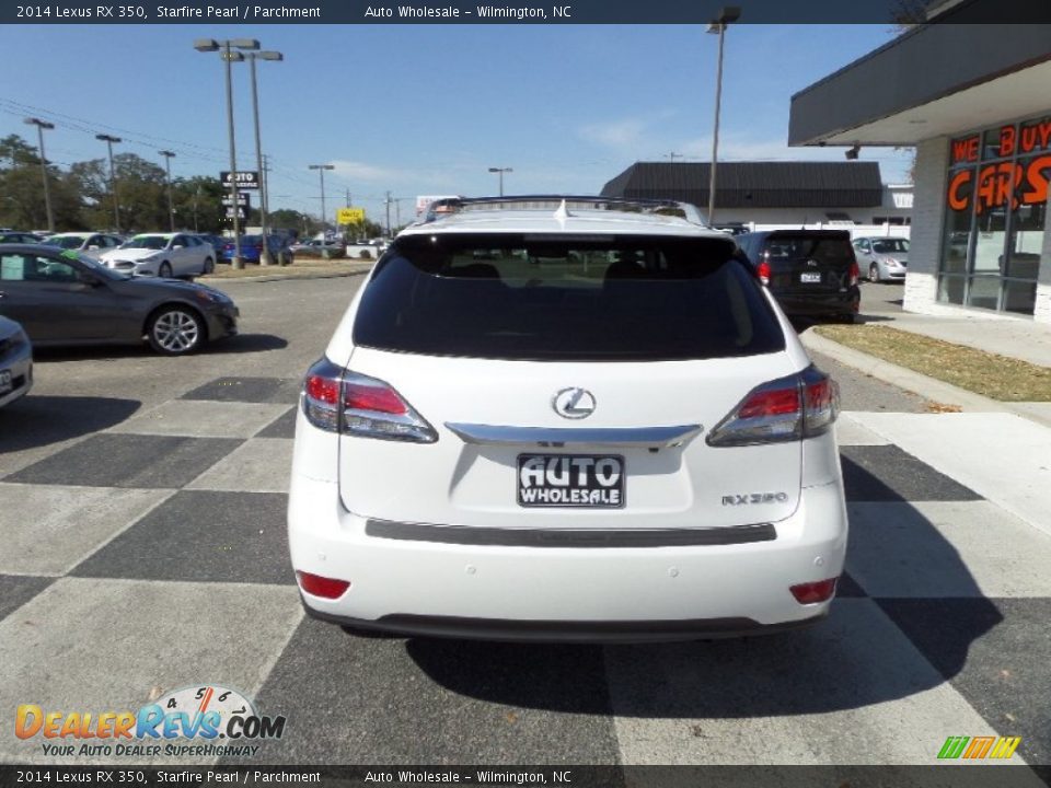 2014 Lexus RX 350 Starfire Pearl / Parchment Photo #4