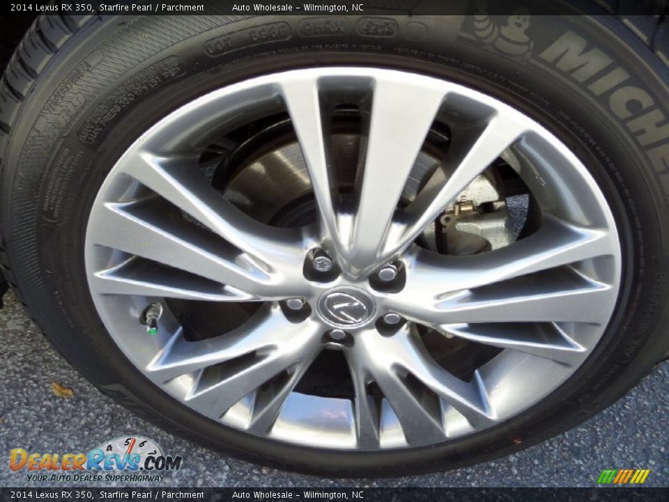 2014 Lexus RX 350 Starfire Pearl / Parchment Photo #7