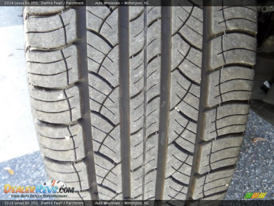 2014 Lexus RX 350 Starfire Pearl / Parchment Photo #9