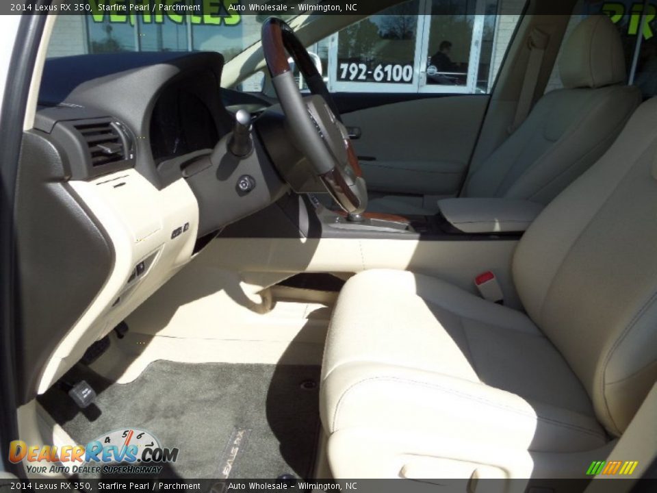 2014 Lexus RX 350 Starfire Pearl / Parchment Photo #10