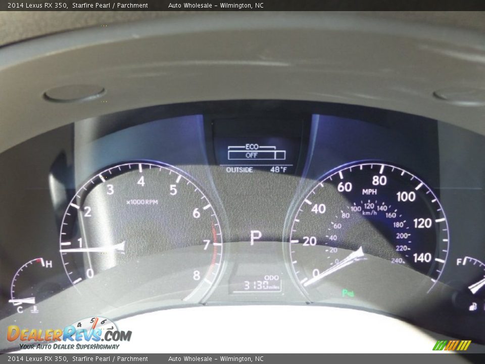 2014 Lexus RX 350 Starfire Pearl / Parchment Photo #16