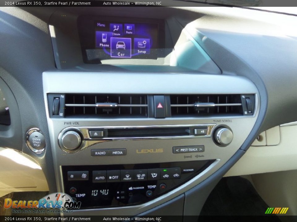 2014 Lexus RX 350 Starfire Pearl / Parchment Photo #17