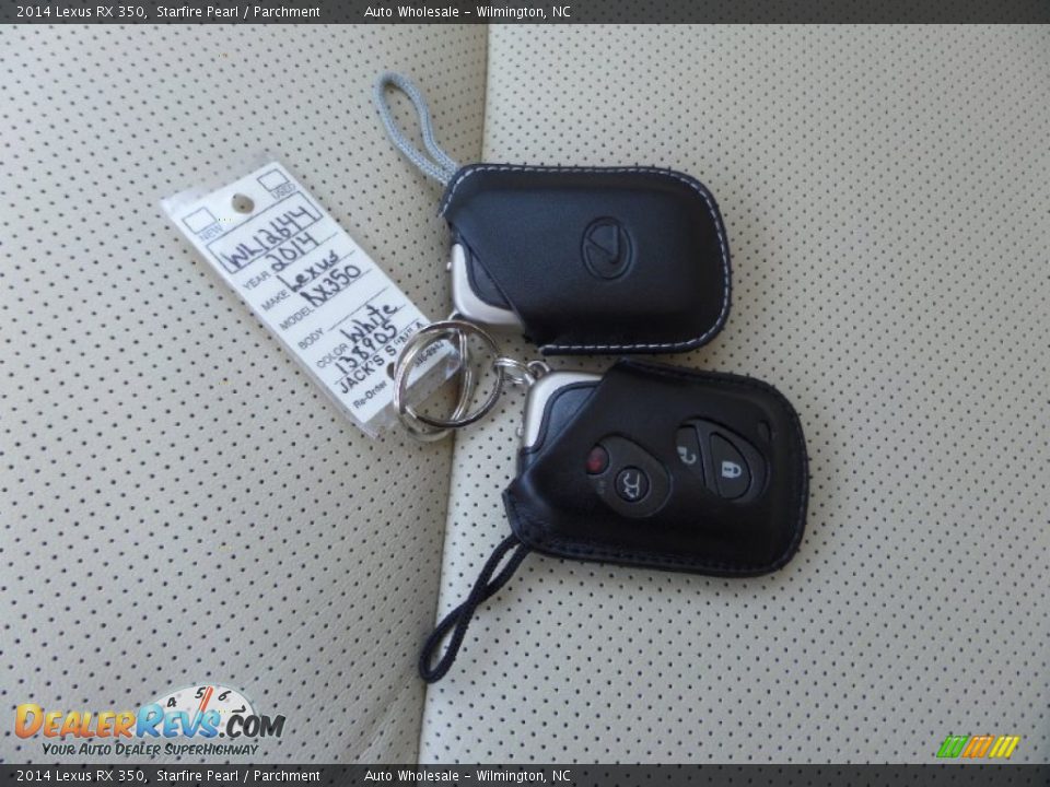 2014 Lexus RX 350 Starfire Pearl / Parchment Photo #20