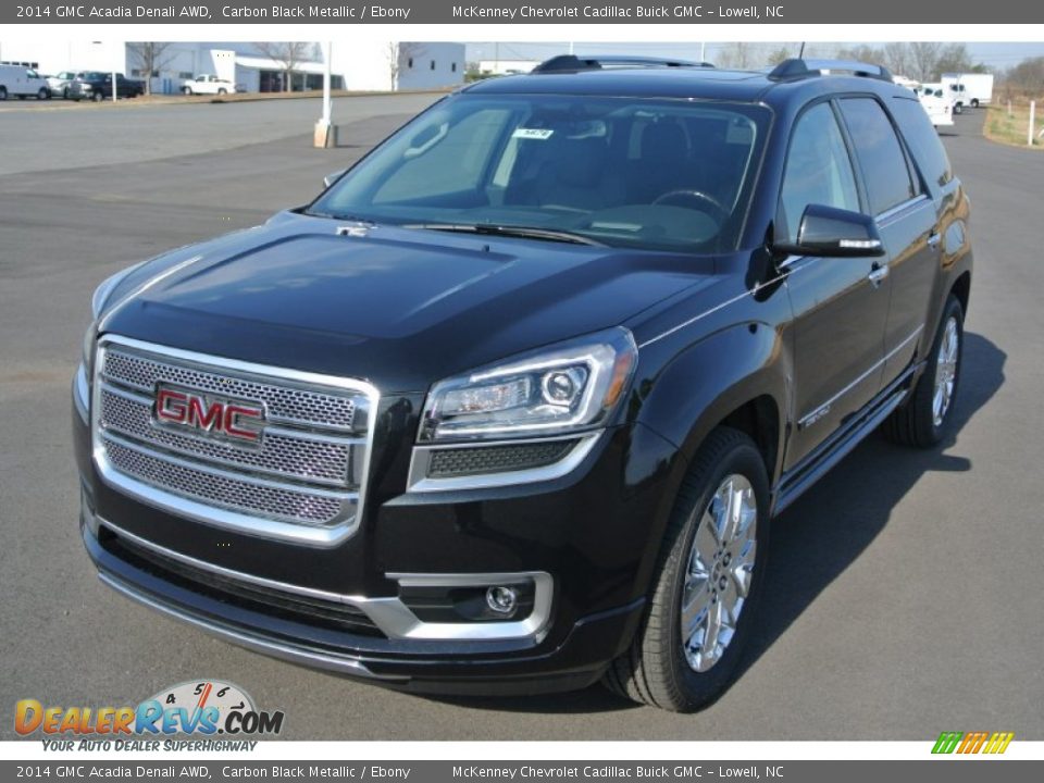 2014 GMC Acadia Denali AWD Carbon Black Metallic / Ebony Photo #2