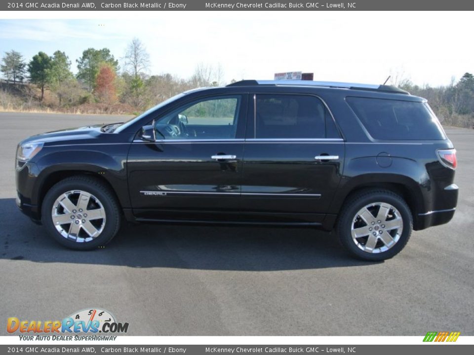 2014 GMC Acadia Denali AWD Carbon Black Metallic / Ebony Photo #3