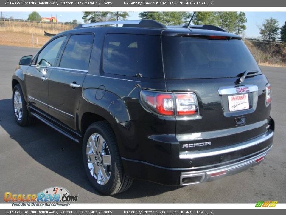 2014 GMC Acadia Denali AWD Carbon Black Metallic / Ebony Photo #4