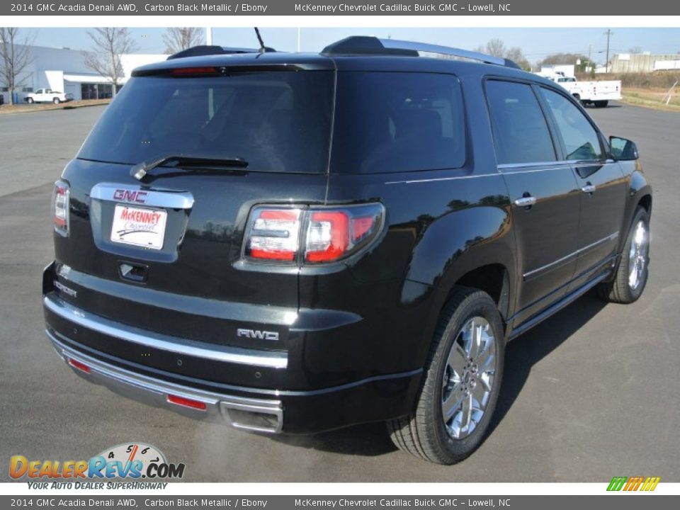 2014 GMC Acadia Denali AWD Carbon Black Metallic / Ebony Photo #5