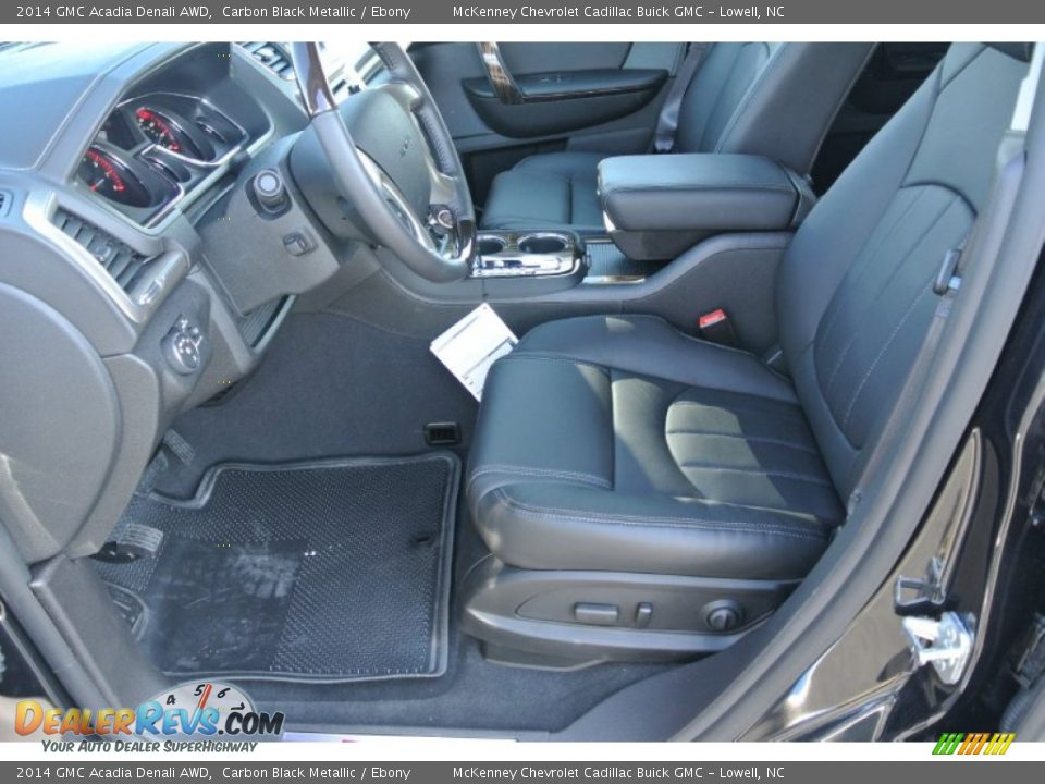 2014 GMC Acadia Denali AWD Carbon Black Metallic / Ebony Photo #8