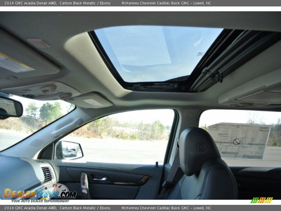 2014 GMC Acadia Denali AWD Carbon Black Metallic / Ebony Photo #10