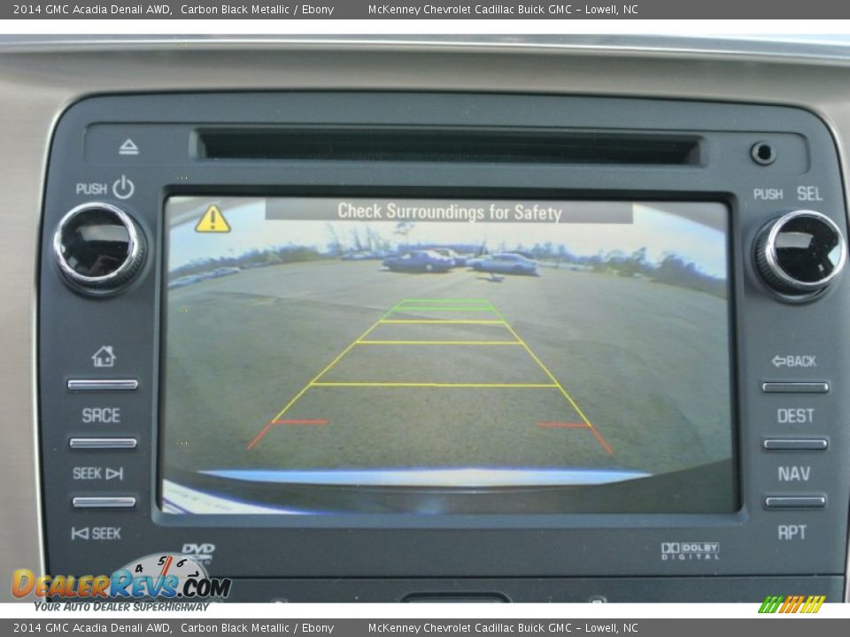 2014 GMC Acadia Denali AWD Carbon Black Metallic / Ebony Photo #14