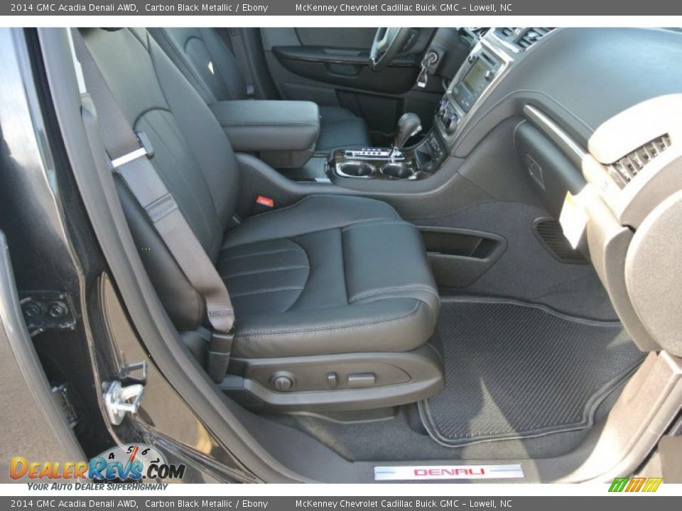 2014 GMC Acadia Denali AWD Carbon Black Metallic / Ebony Photo #22