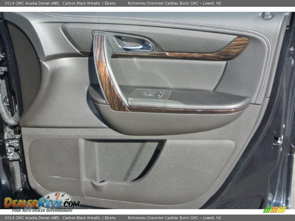 2014 GMC Acadia Denali AWD Carbon Black Metallic / Ebony Photo #23