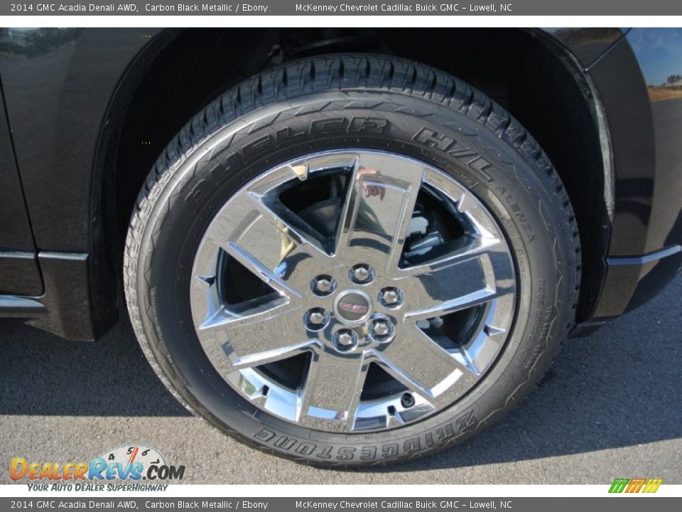 2014 GMC Acadia Denali AWD Carbon Black Metallic / Ebony Photo #24
