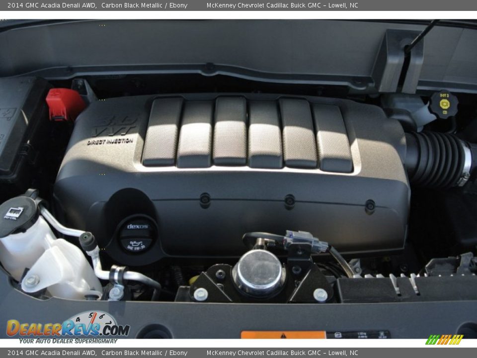 2014 GMC Acadia Denali AWD Carbon Black Metallic / Ebony Photo #25