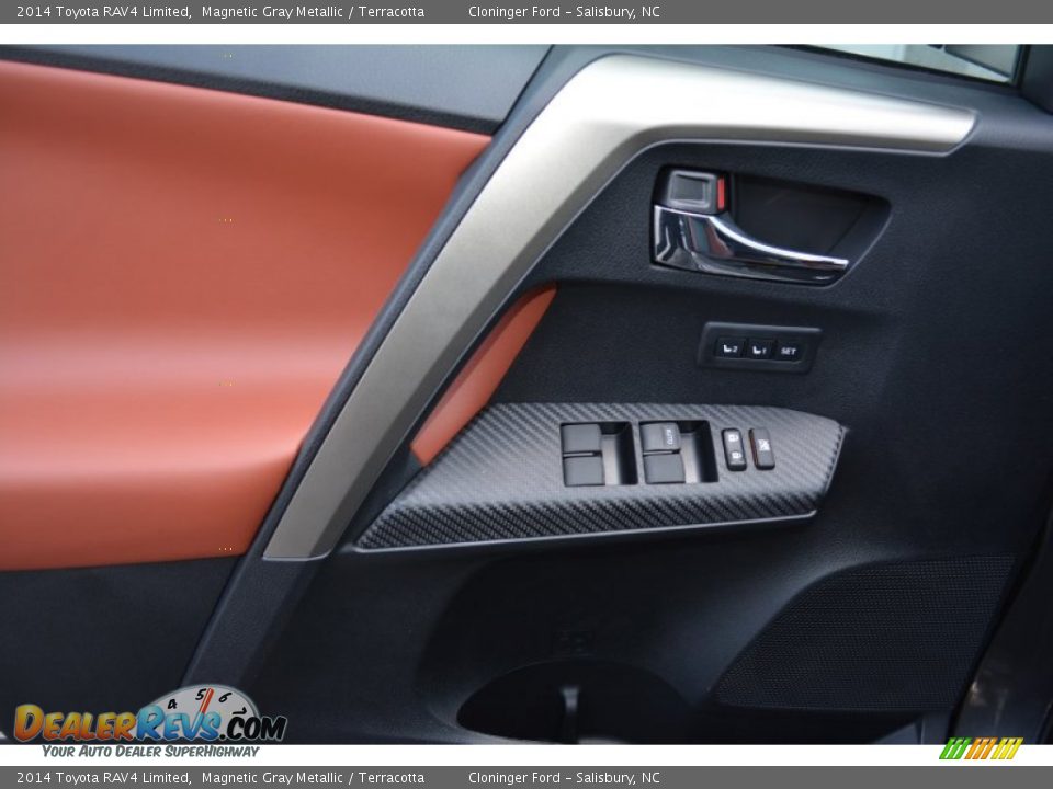 2014 Toyota RAV4 Limited Magnetic Gray Metallic / Terracotta Photo #5